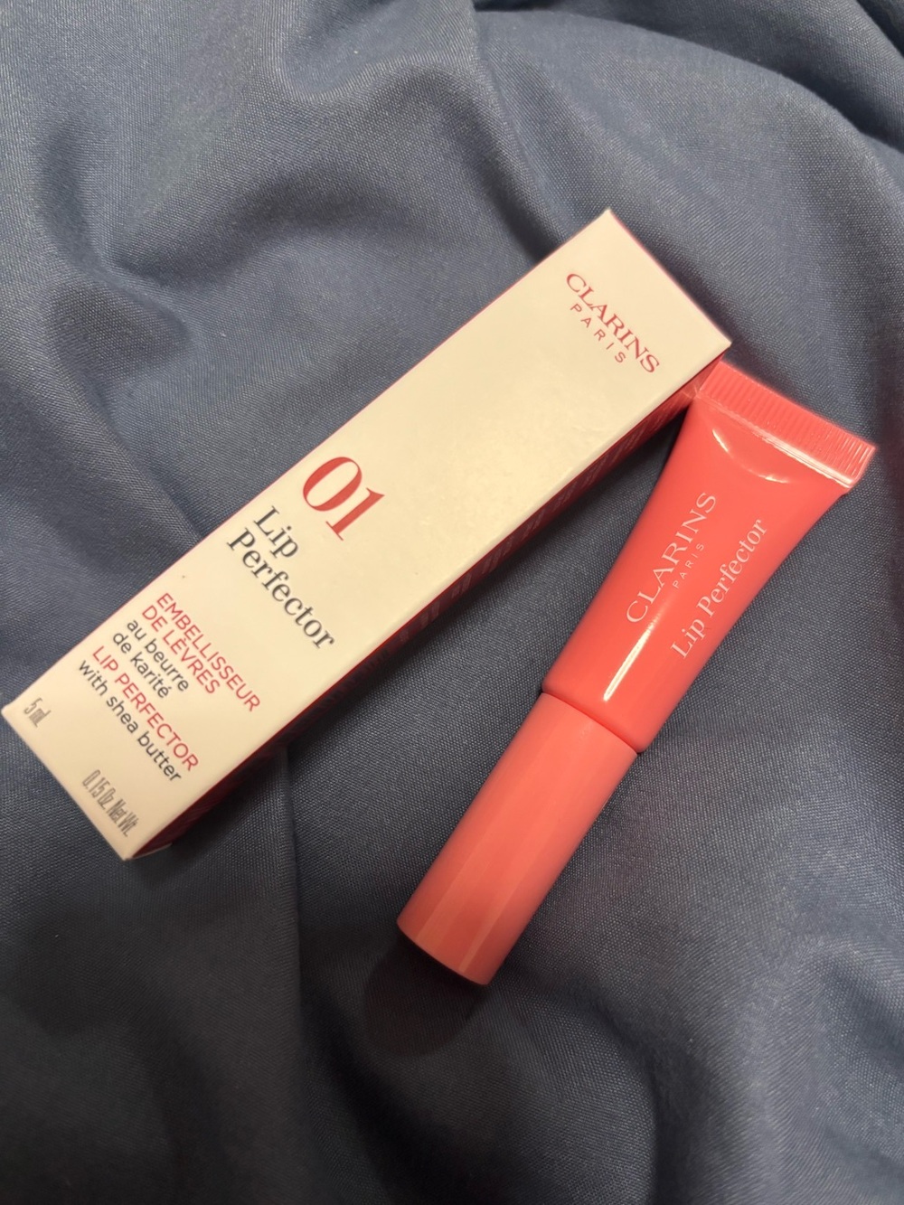 Clarins Lip Perfector 01 Coral Pink Sheer Gloss